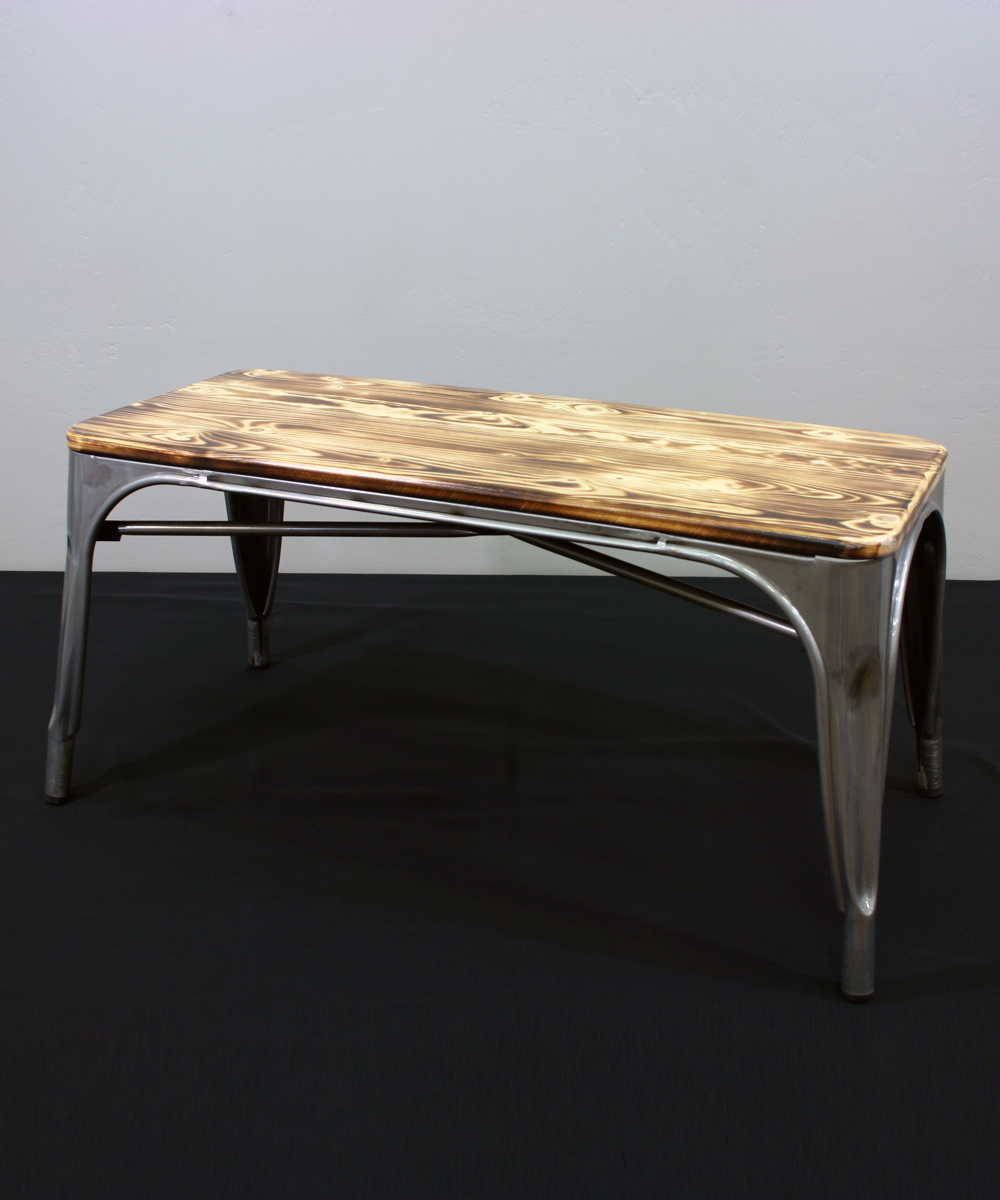 Metal Bench, No Back